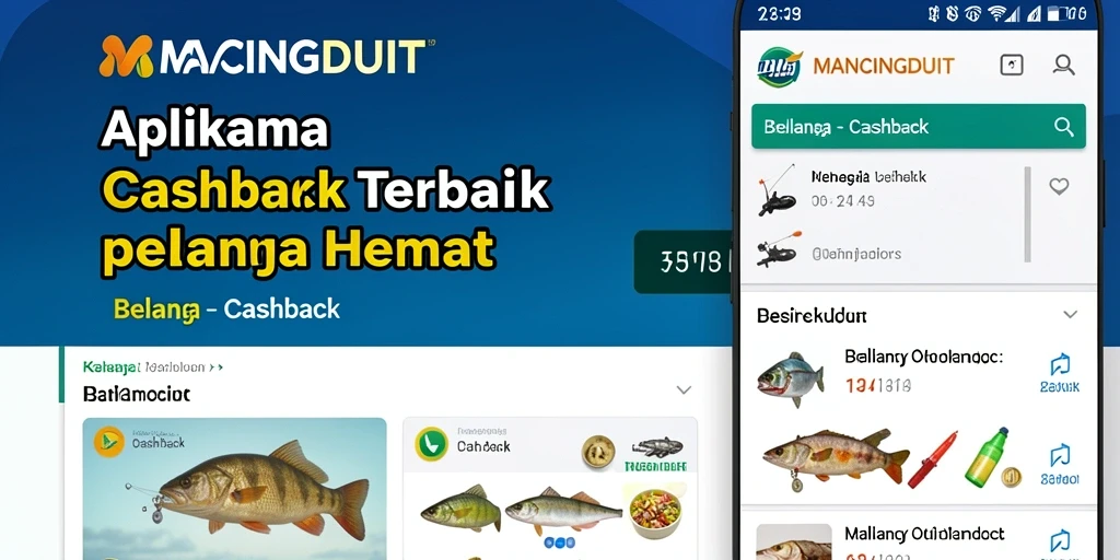 Tampilan antarmuka MANCINGDUIT yang intuitif untuk cashback belanja.