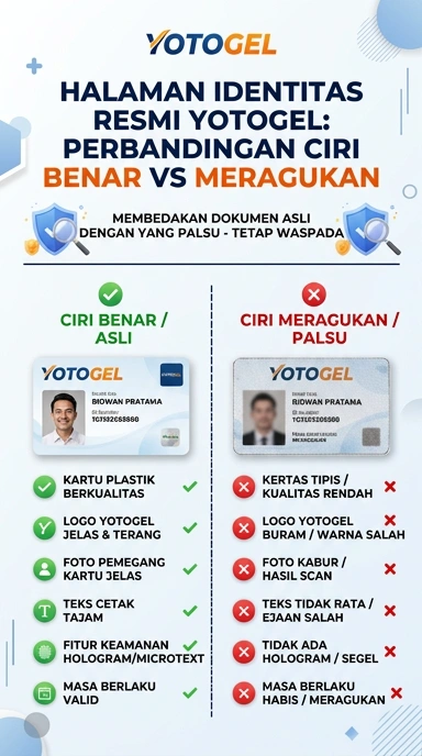 Tampilan kanal resmi yotogel